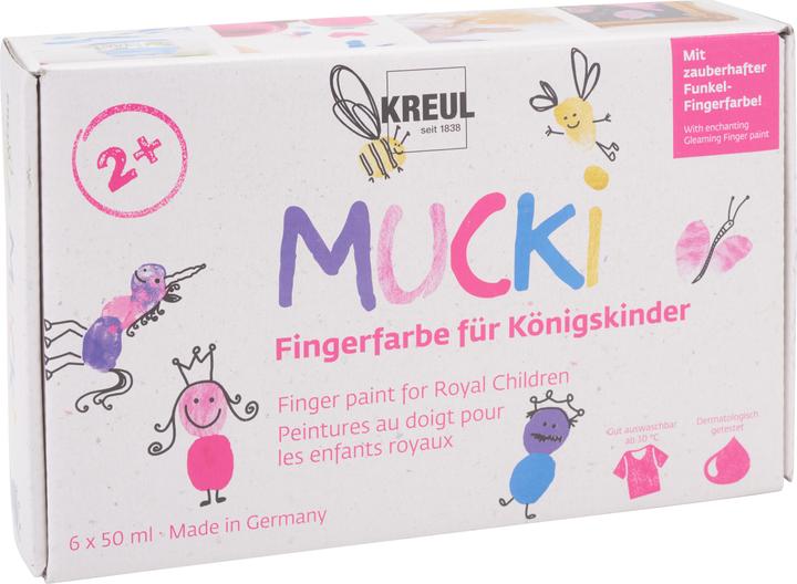 Kreul Peinture au doigt Mucki pour enfants roi (Diverses couleurs, 300 ml)