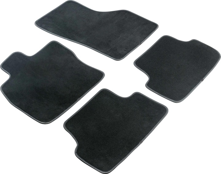 Actual product image Walser Premium floor mats for Chevrolet Matiz 2 BJ 2001 - 05/2005 (2 front mats + 2 rear mats)