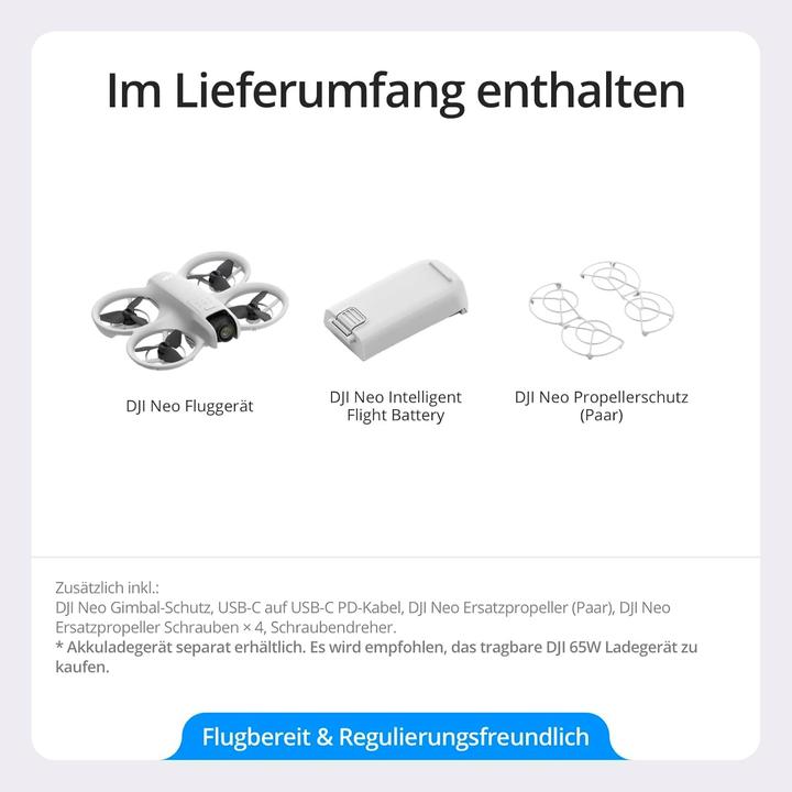 Actual product image DJI Mini Drohne mit 4K UHD Kamera (20 min, 135 g, 12 Mpx)