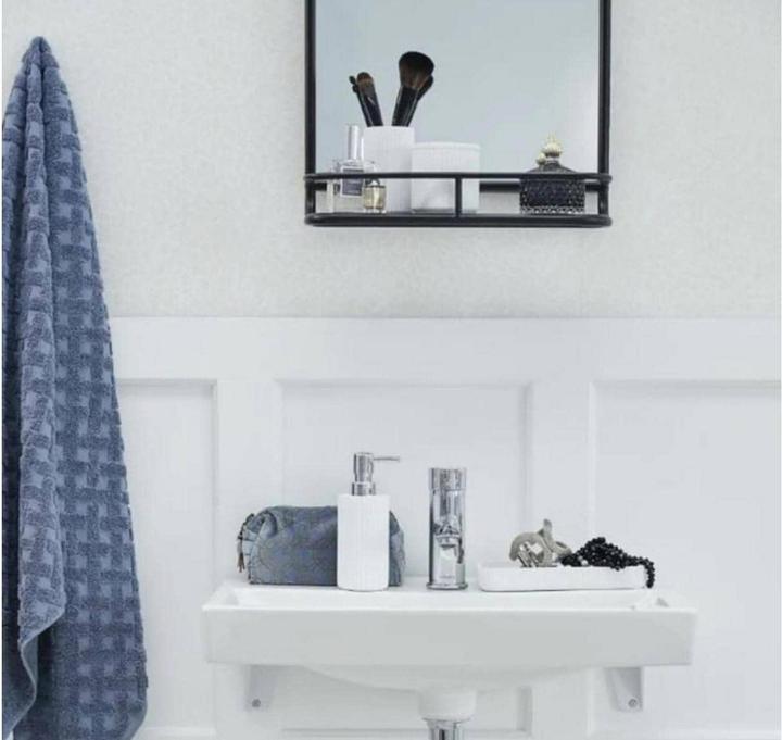 Immagine prodotto Lene Bjerre Specchio Hildia 40 x 17 x 50 cm, Nero (18 x 41 x 51 cm)