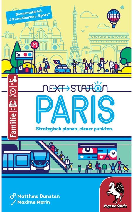 Actual product image Pegasus Next Station Paris (German, 1 - 4 Players)