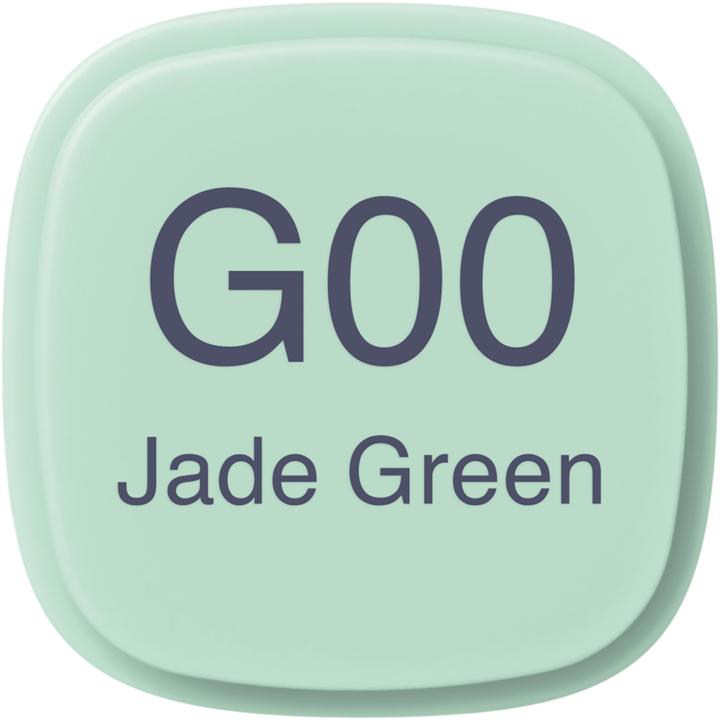 Actual product image Copic Graphic marker Classic type G - 00 (G00 - Jade Green, 1 x)
