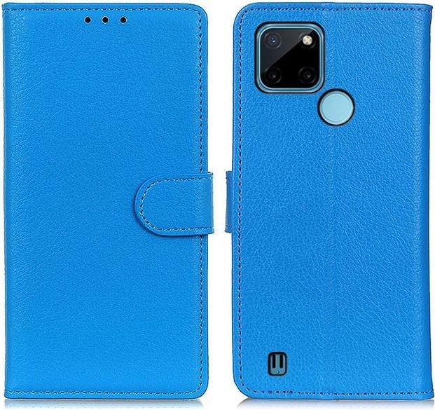 Produktbild MU Classic Litchi Leder Bookcover Series (Realme C25Y, Realme C21Y)
