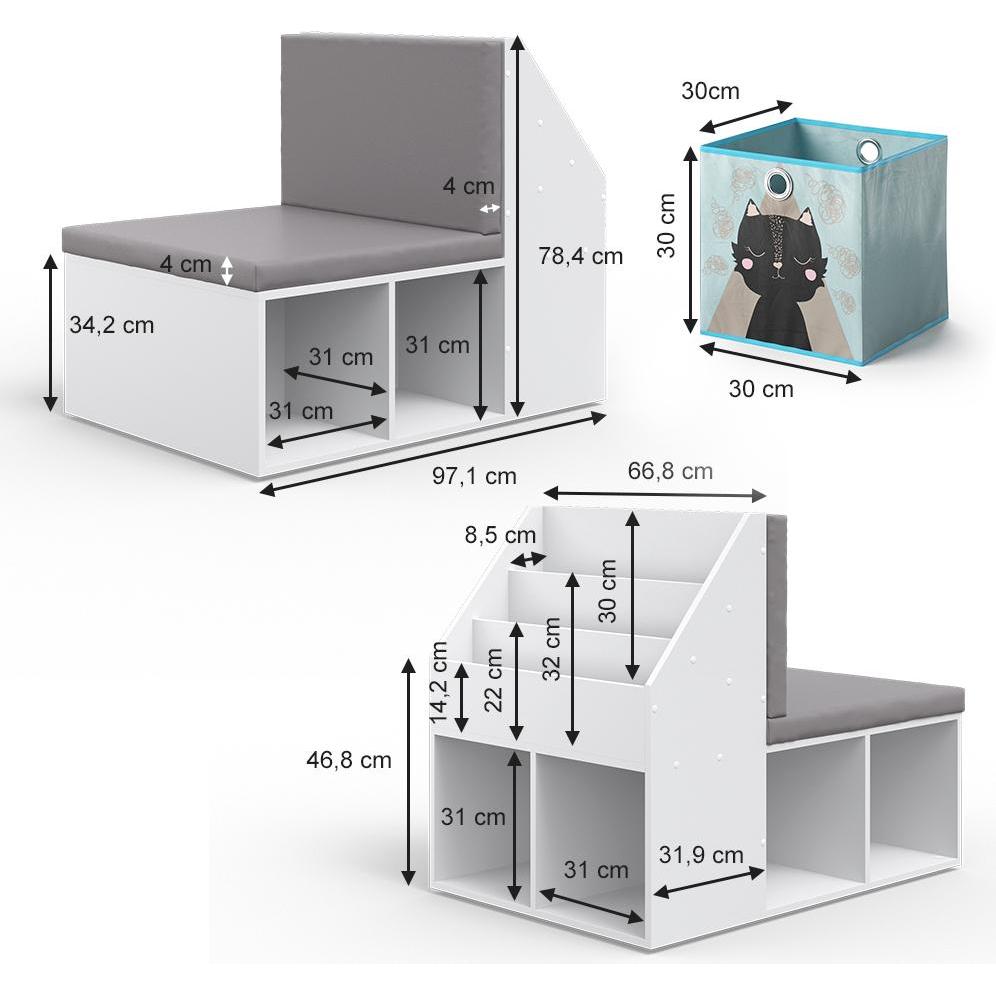 Thumbnail - Vicco, Kinderregal, Onix