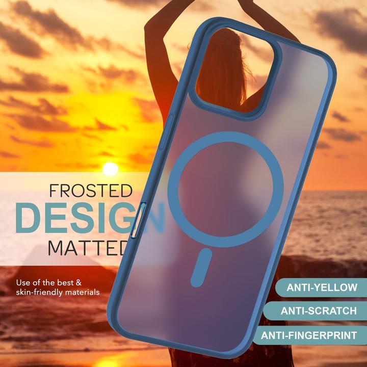 Produktbild Nalia Matte Hybrid Hülle mit MagSafe Funktion (Apple iPhone 16 Pro Max)