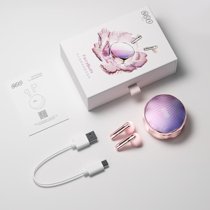 Actual product image QCY T21 FairyBuds (NC, 3 h, Wireless)