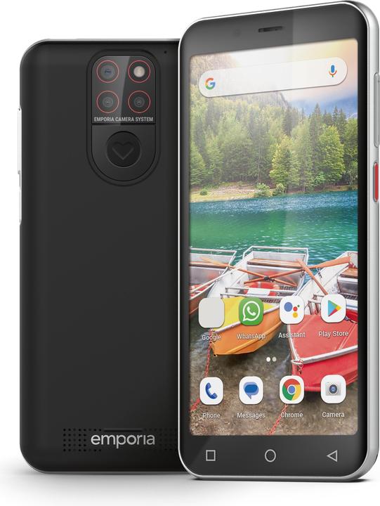 Produktbild Emporia Smart 5 mini (64 GB, Schwarz, 4.95", Single SIM, 13 Mpx, 4G)