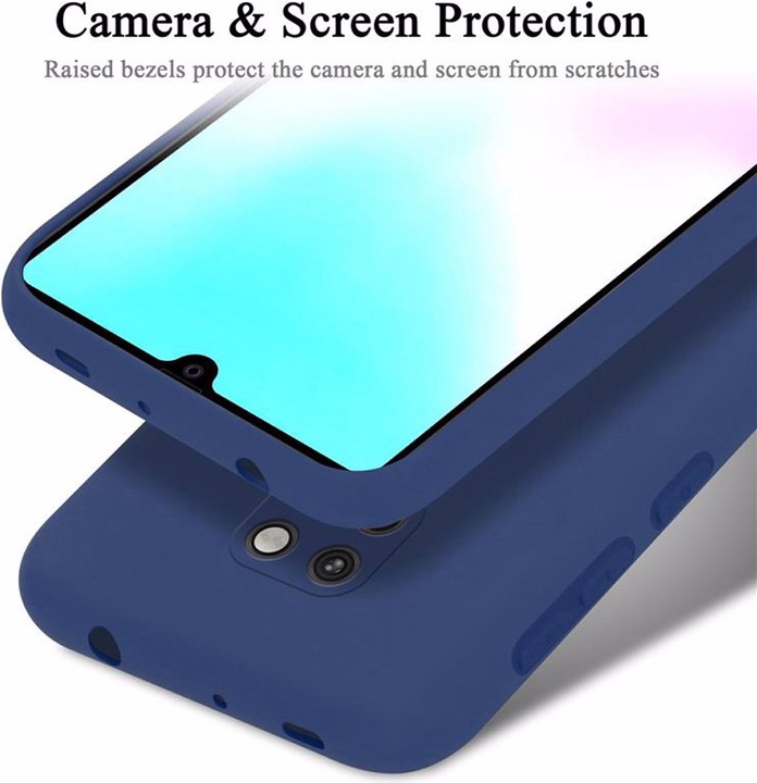 Actual product image Cadorabo TPU Liquid Silicone Case Cover (Mate 20)