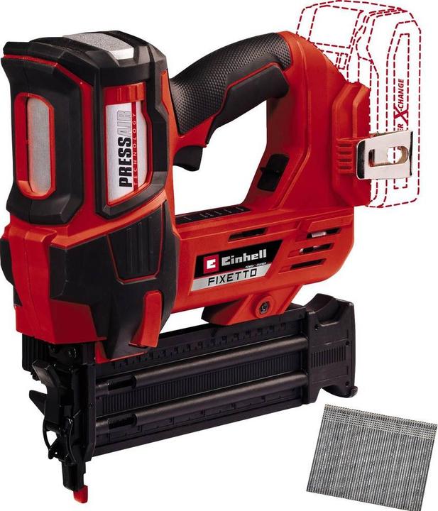 Einhell 4257795+4540011 Akku-Nagler ohne Akku Ladegeraet mit Zubehör (4257795+4540011)