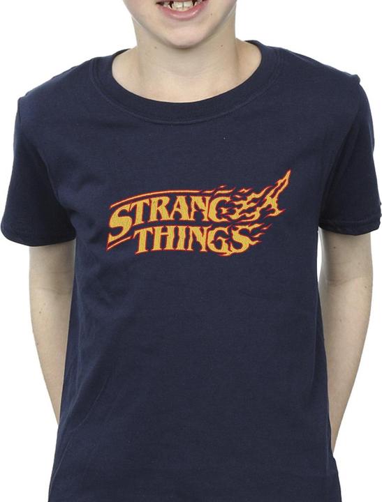 Produktbild Netflix Stranger Things Logo Breaking TShirt Jungen (152, 158)