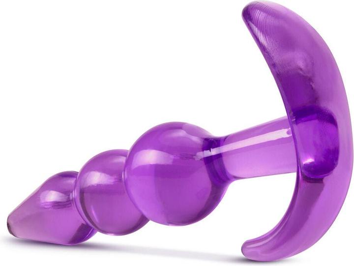Produktbild Blush B Yours Triple Beaded See Through Soft Flexible Easy Insertion Comfortable Butt Plug - 3 1/4 I