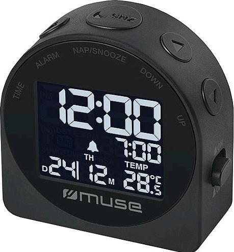 Produktbild Muse M-09C table clock Digital table clock Round Grey