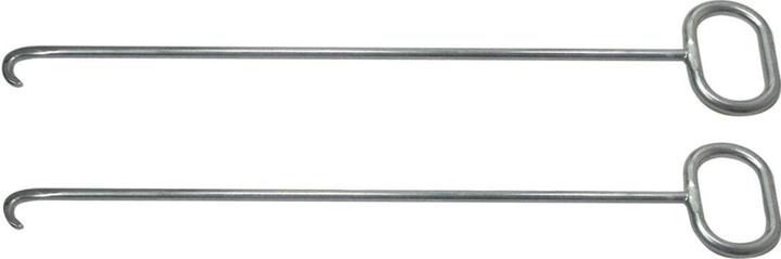 Actual product image Härke Manhole cover lifter length 800 mm with pointed U-hook galvanised