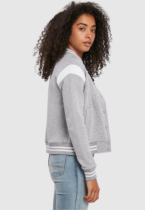 Actual product image Urban Classics Ladies Organic Inset College Sweat Jacket (XS)