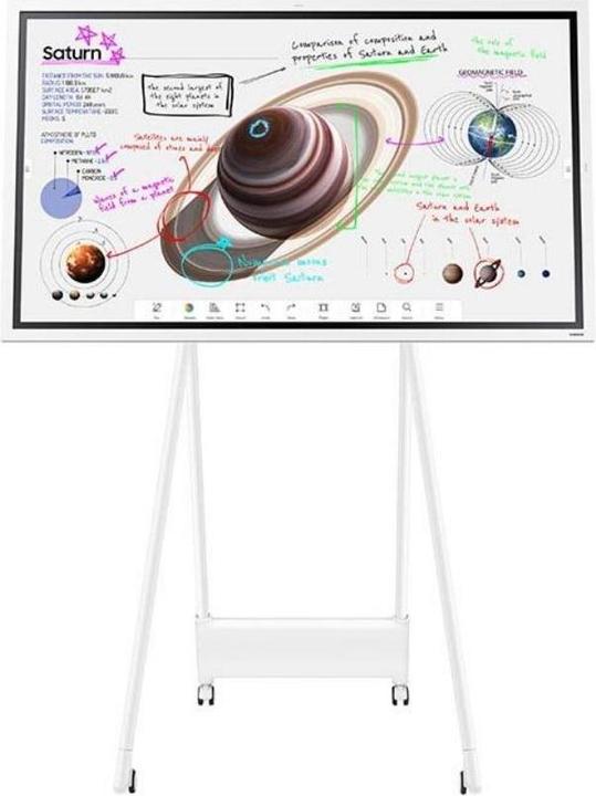 Samsung Flip Pro 4 WM55B Flipchart 138,7 cm 55 Zoll + STN-WM55R Standfuss mit Rollen(4K UHD, HDMI, IR (3840 x 2160 pixel, 55")