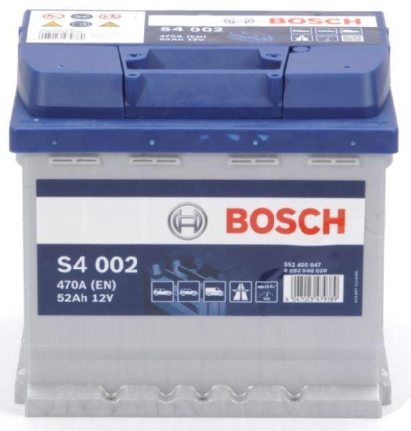 Bosch Automotive S4 002 (12 V, 52 Ah, 470 A)