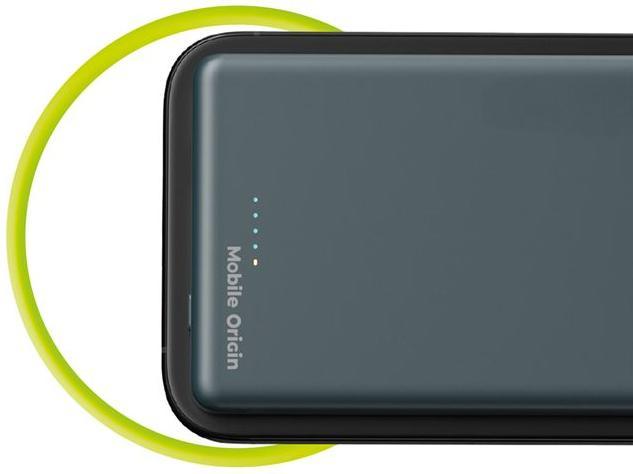 Mobile Origin Powerbank Metal Slim 10000mAh PB1 Powerbank - Gr - 10000 mAh (10000 mAh)