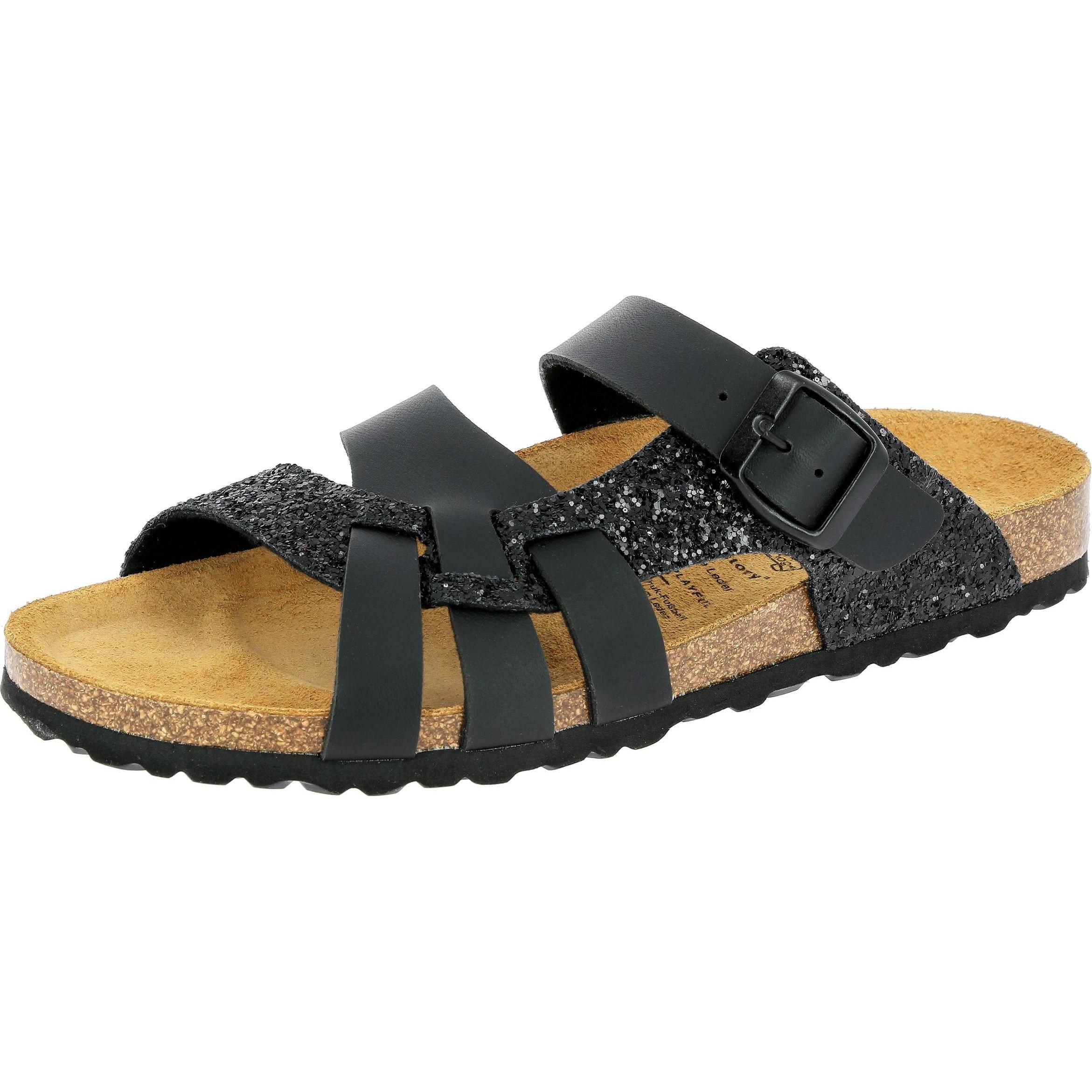 Lico, Damen, Hausschuhe, Bioline Gleam, Schwarz, (41)