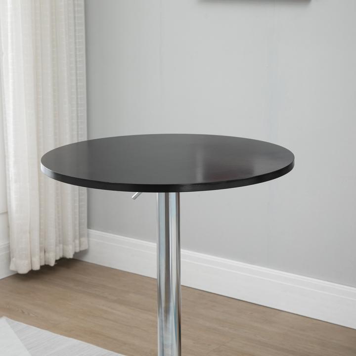 Image du produit Homcom Table de bar avec fonction de réglage en hauteur (Ø 61 x 90 cm)