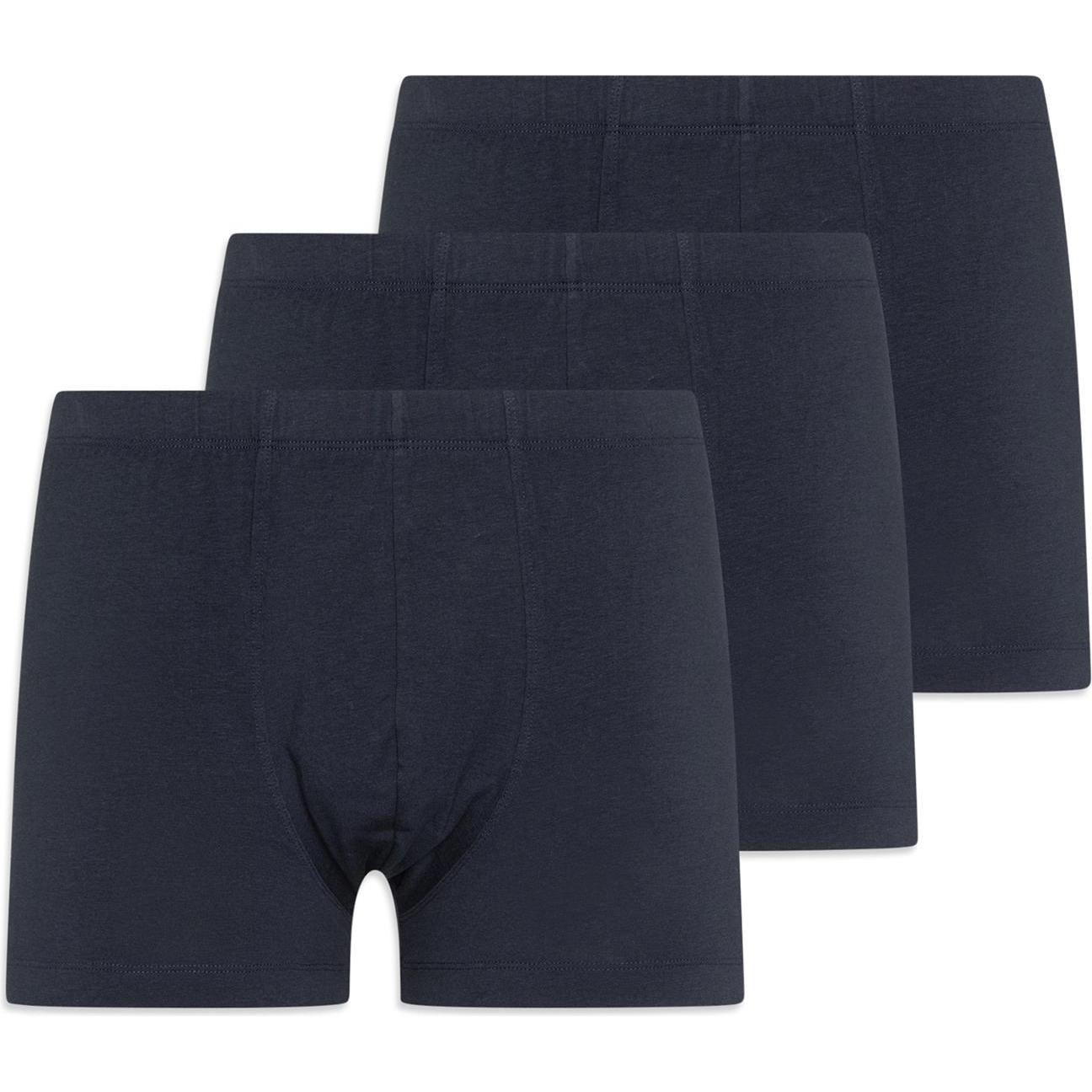 Uncover by Schiesser, Herren, Unterhosen, 3er Pack Basic Retro Short / Pant, Blau, (L, 3er Pack)