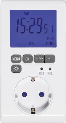Immagine prodotto Sygonix Presa di corrente timer digitale programma settimanale 3680 W IP20 funzione conto alla rovescia