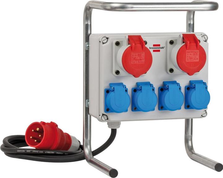 Produktbild Brennenstuhl Freistehende Energiestation (CEE 16/5, CEE 7/4)