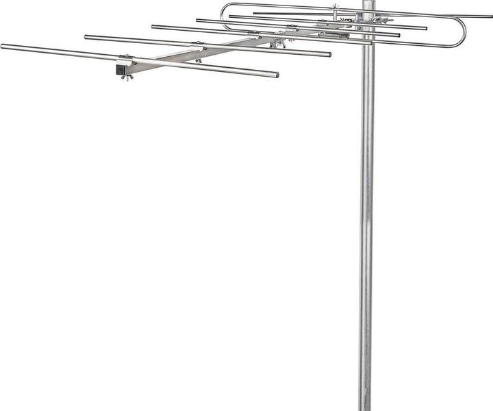 Actual product image Nedis TV antenna - Max. 13dB gain - VHF: 174-230 MHz - 50km range - for outdoor use (Parabolic antenna, 13 dB, UKW / MW / LW)