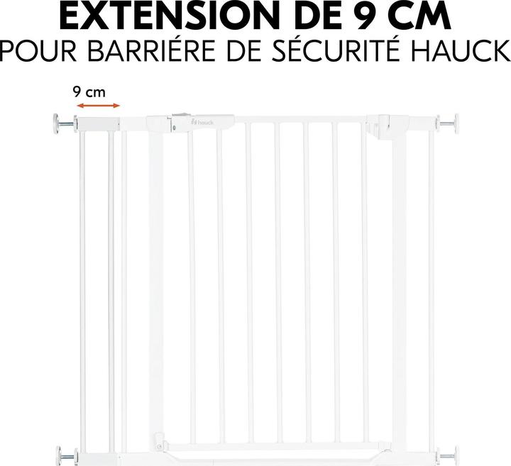 Actual product image Hauck Safety Gate Extension 9 cm White
