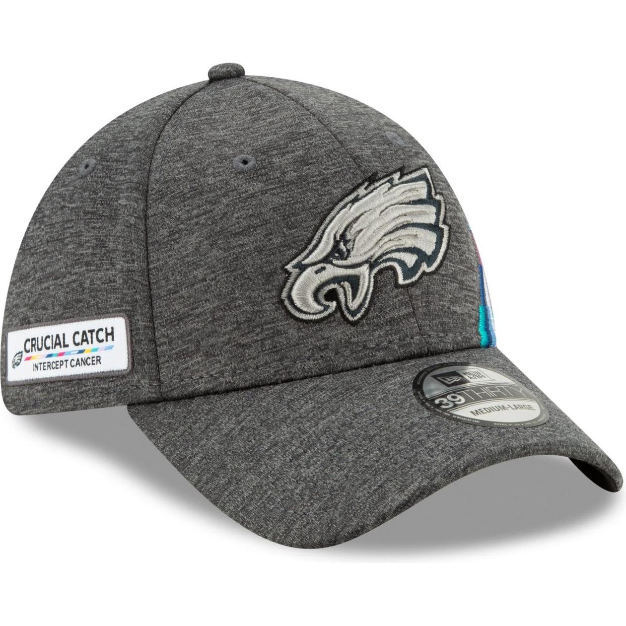 Thumbnail - New Era, Herren, Cap, 39Thirty Stretchfit Crucial Catch NFL Teams, Grau, (M)