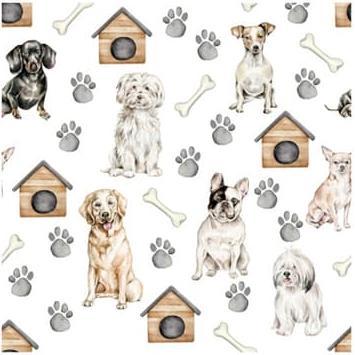 Ti-flair, Servietten, 20 Servietten - Hunde - ca. 33 x 33 cm (20 x, 33 x 33 cm)