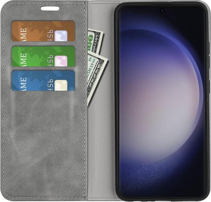 Produktbild Cover-Discount Stand Flip Case Hülle grau (Samsung Galaxy S24 Ultra)