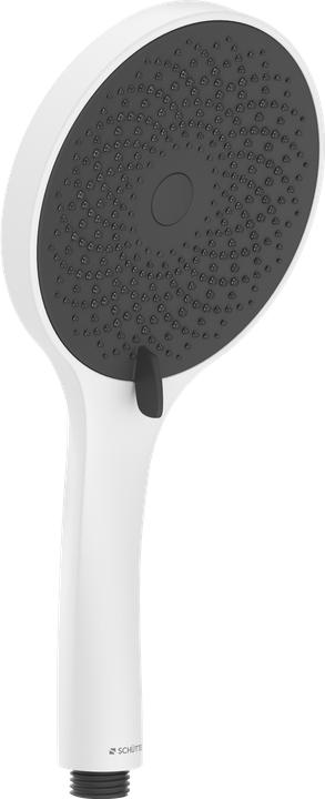 Produktbild Schütte Duschkopf Bad CAPRI Handbrause Weiss matt Anthrazit Wassersparende Dichtung 60294 (3 Strahlarten, 16 l/min)