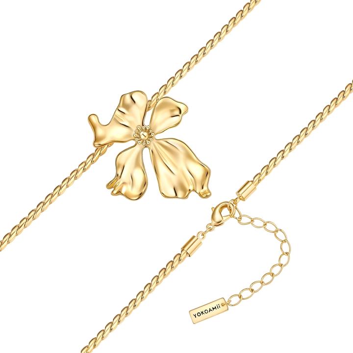 Produktbild Yokoamii Kette mit Anhänger gelbgold - 38578 (Metall-Legierung 100%)