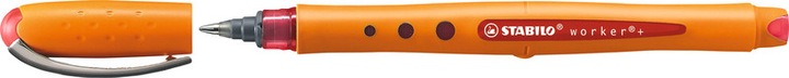 Produktbild STABILO worker+ Tintenroller (Grün, Rot, Blau, Schwarz, 4 x)