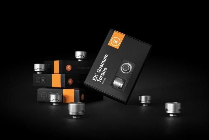 Actual product image EKWB EK-Quantum Torque STC 10/16 - 6-Pack, Satin Titanium