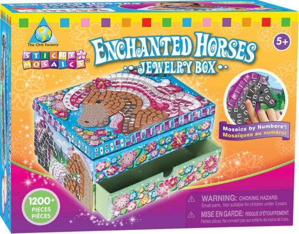 Image du produit Orb Factory Boîte à bijoux Enchanted Horses