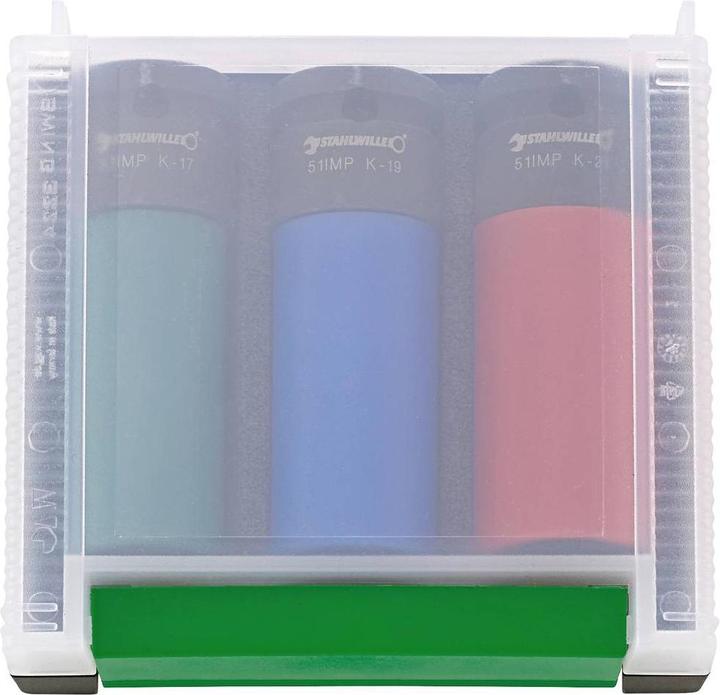 Produktbild Stahlwille Radmuttern-Steckschlüsseleinsätze (17 mm, 19 mm, 21 mm)