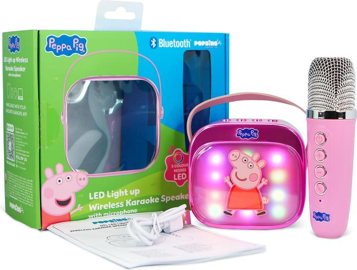 Produktbild OTL Peppa Pig LED Wireless Karaoke Lautsprecher und