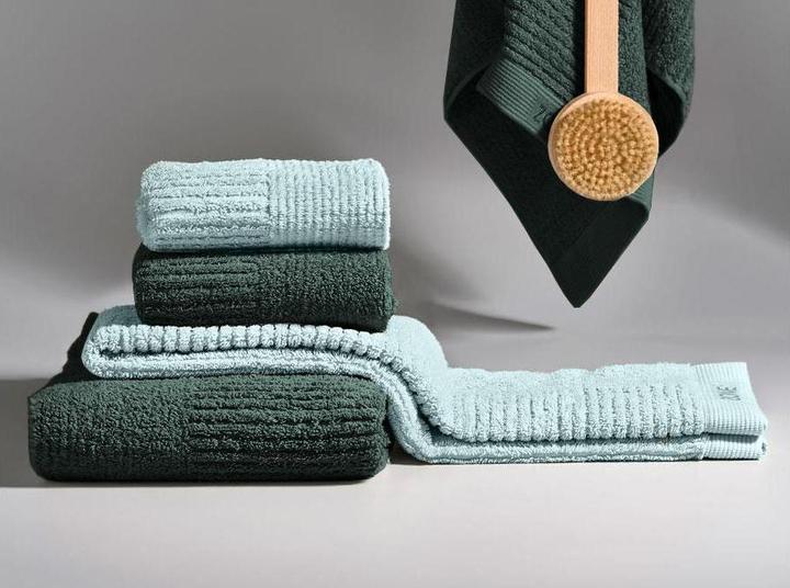 Actual product image Zone Denmark Towel set Classic Dark Blue 50 x 100 cm, 70 x 140 cm (50 x 140 cm, 70 x 140 cm)