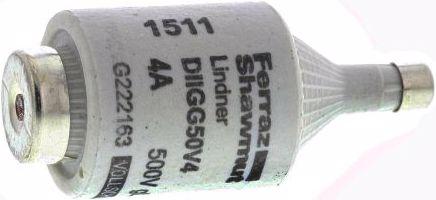 Produktbild Mersen D-Sicherungseinsatz D II 4A braun DIIGG50V4 (G222163) (4 A)