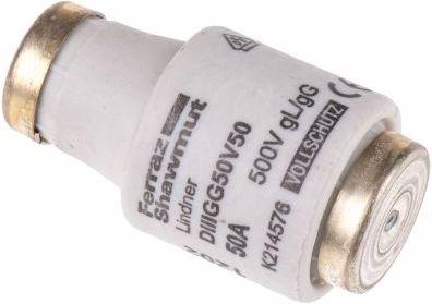 Produktbild Mersen D-Sicherungseinsatz D III 50A weiss DIIIGG50V50 (K214576) (50 A)