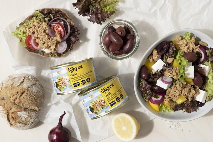 Image du produit Veganz Tunno alternative végétalienne au thon à base de protéines de pois (140 g)