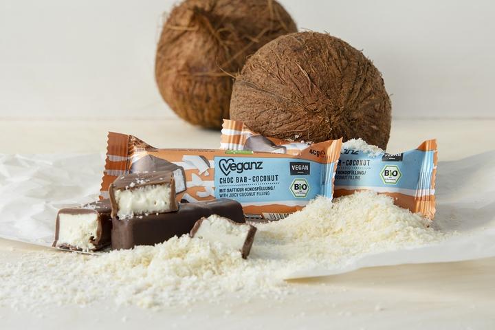 Image du produit Veganz Choc Bar Coconut Bio (40 g)