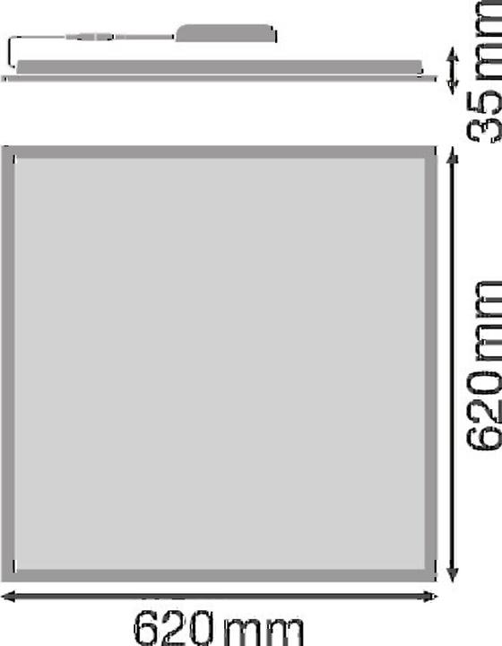 Immagine prodotto Ledvance Pannello LED Value 625 UGR19 33W 620x620mm bianco neutro 4000K Luce a pannello (3630 lm)