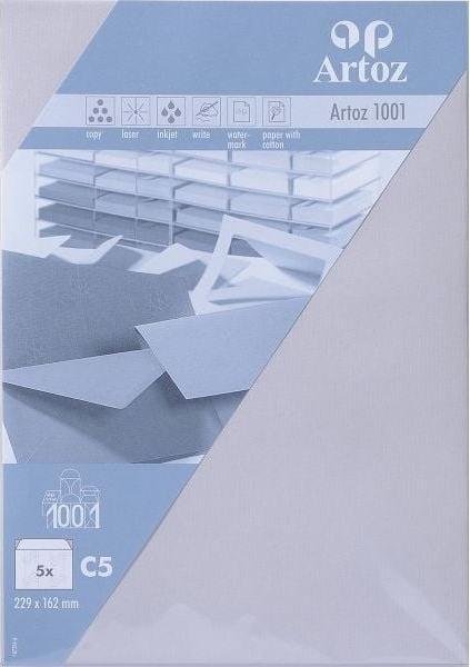 Produktbild Artoz 1001 Kuverts lichtgra (C5, 5 x)