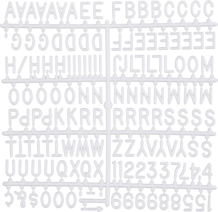 Productafbeelding Relaxdays Letterbord (Schoolbord, 30 x 30 x 2 cm)