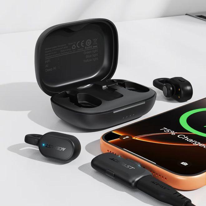 Produktbild Acefast R4 Wireless Lavalier Mikrofon Set USB-C mit 2 Mikrofonen