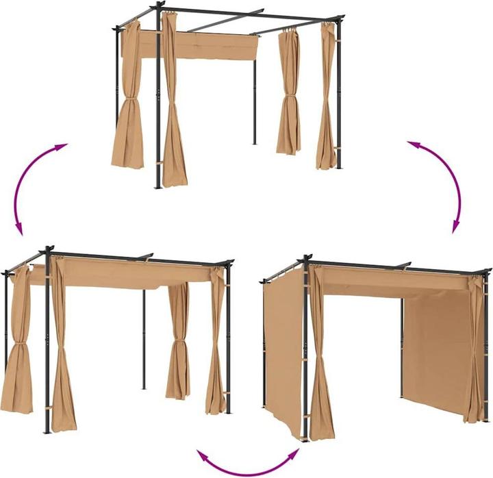 Image du produit vidaXL Pavillon (300 cm, 300 cm)