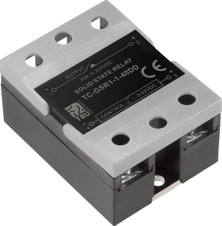 Produktbild Tru Components Halbleiterrelais TC-GSSR-1-40DD 40 A Schaltspannung max. 32 V/DC