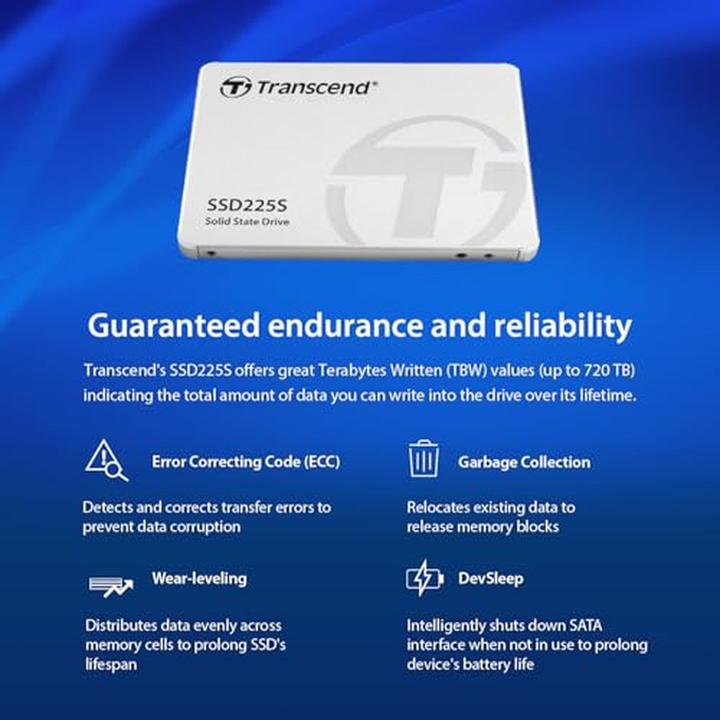 Actual product image Transcend 2TB 2.5IN SSD SATA3 3D TLC (2000 GB, 2.5")